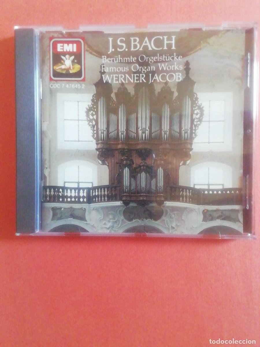 CDs de m&uacute;sica: BACH. BER&Uuml;HMTE ORGELST&Uuml;CKE. WERNER JACOB. CD - Foto 1