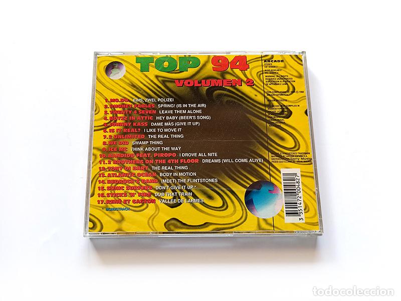 CDs de m&uacute;sica: TOP 94 VOLUMEN 2 - ARCADE - 1.994 - Foto 2