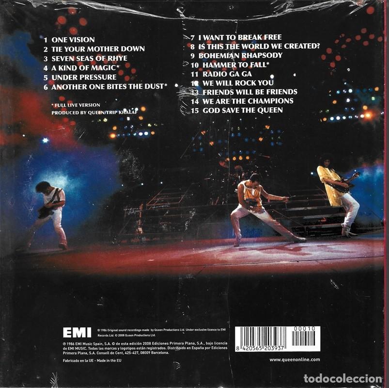 CDs de m&uacute;sica: QUEEN &uml;LIVE MAGIC&uml; (LIBRO CD PRECINTADO) - Foto 2