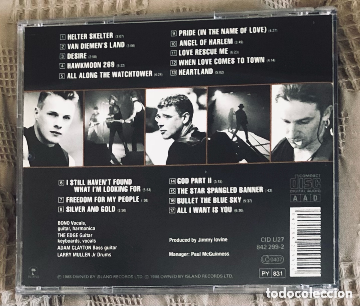 CDs de m&uacute;sica: The U2: Rattle and Hum - Foto 6
