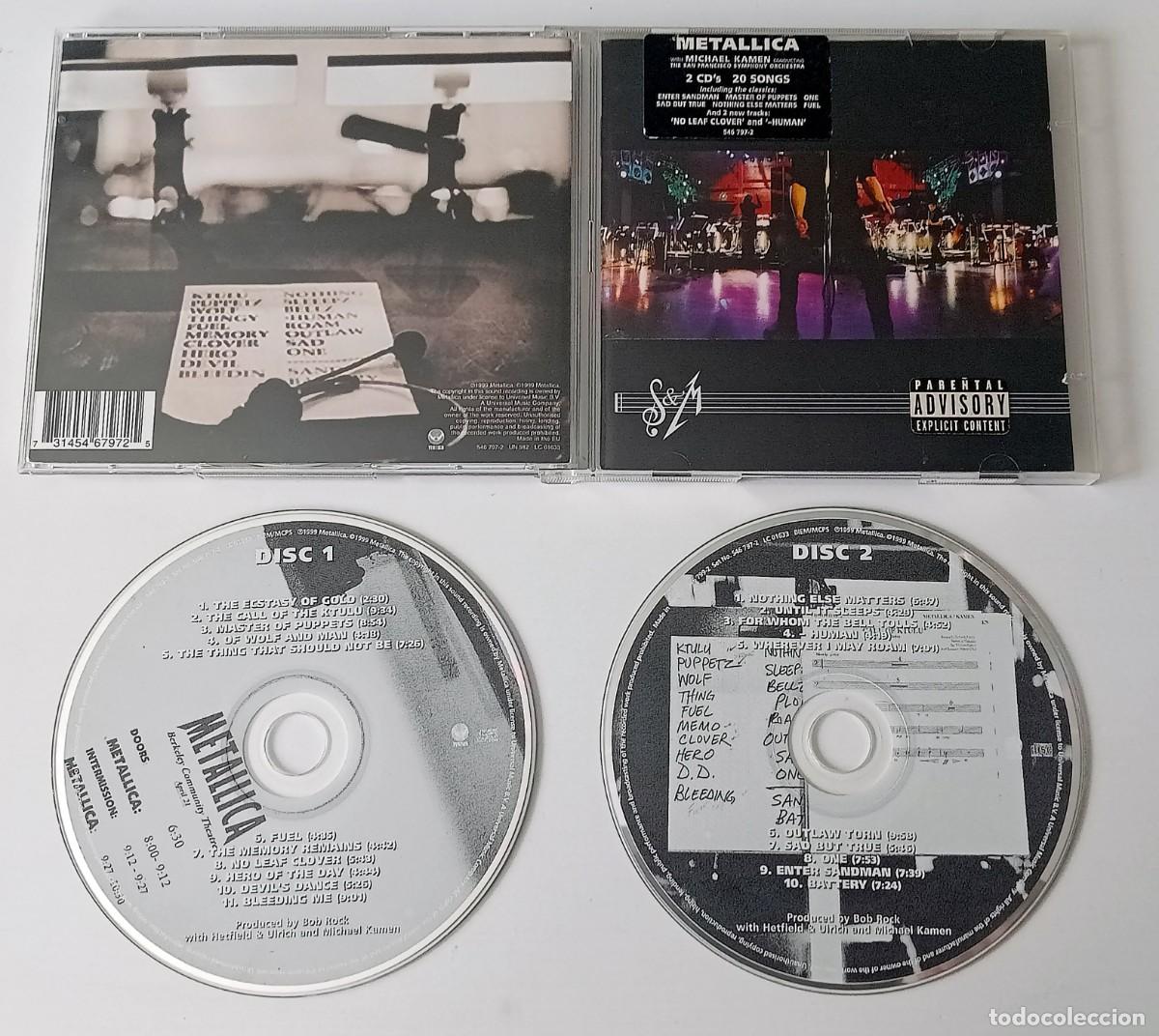 CDs de m&uacute;sica: CD METALLICA - S&M - Foto 2