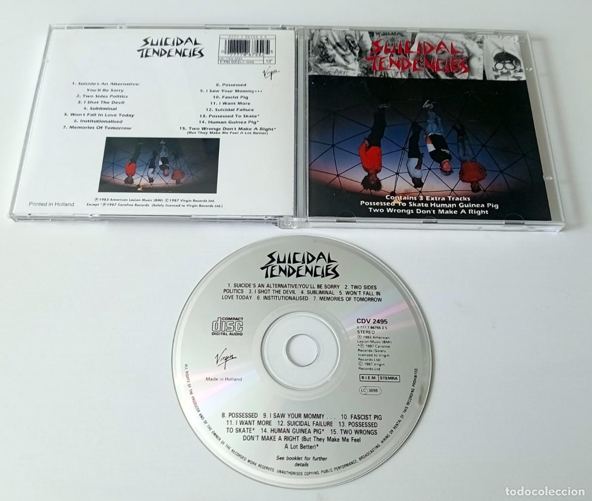 CDs de m&uacute;sica: CD SUICIDAL TENDENCIES - SUICIDAL TENDENCIES - Foto 2