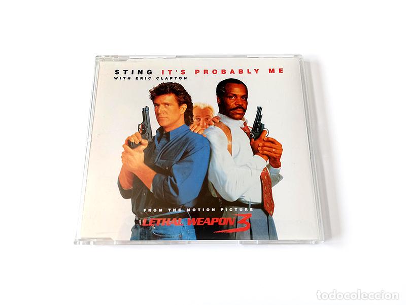 CDs de m&uacute;sica: STING ( & ERIC CLAPTON )  ITS PROBABLY ME  - LETHAL WEAPON 3 - 1.992 - Foto 1