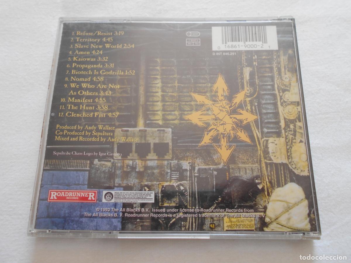 CDs de m&uacute;sica: CD SEPULTURA - CHAOS A.D. - Foto 2