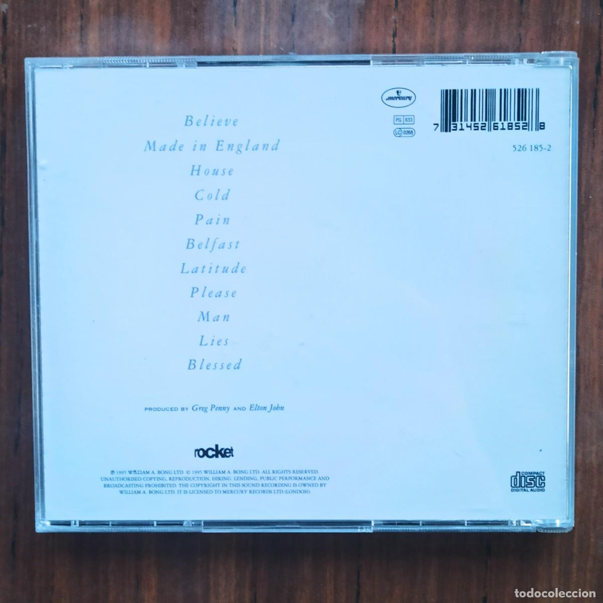 CDs de m&uacute;sica: CD Elton John &ndash; Made In England - Foto 2