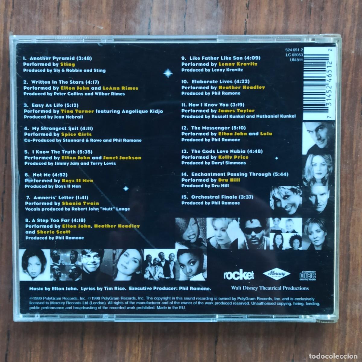 CDs de m&uacute;sica: CD Elton John And Tim Rice &ndash; Aida - Foto 2
