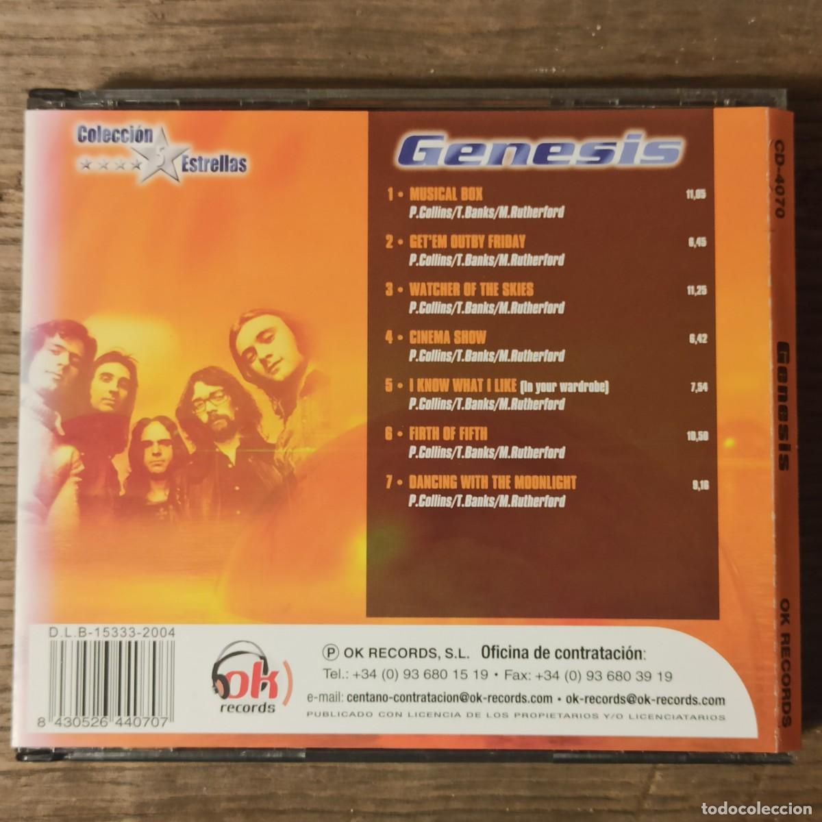 CDs de m&uacute;sica: CD Genesis (Colecci&oacute;n 5 estrellas) - Foto 1
