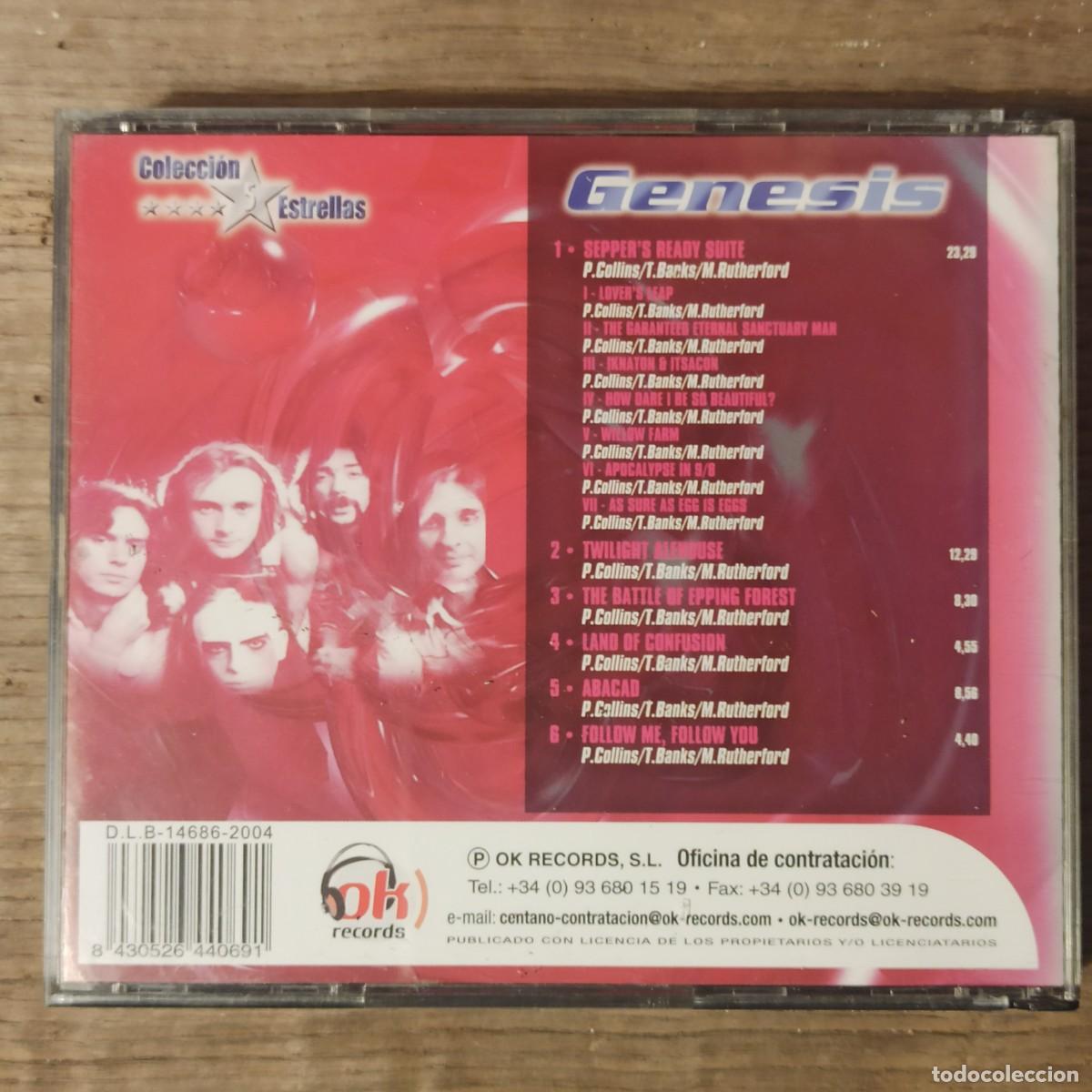 CDs de m&uacute;sica: CD Genesis (Colecci&oacute;n 5 estrellas) - Foto 2