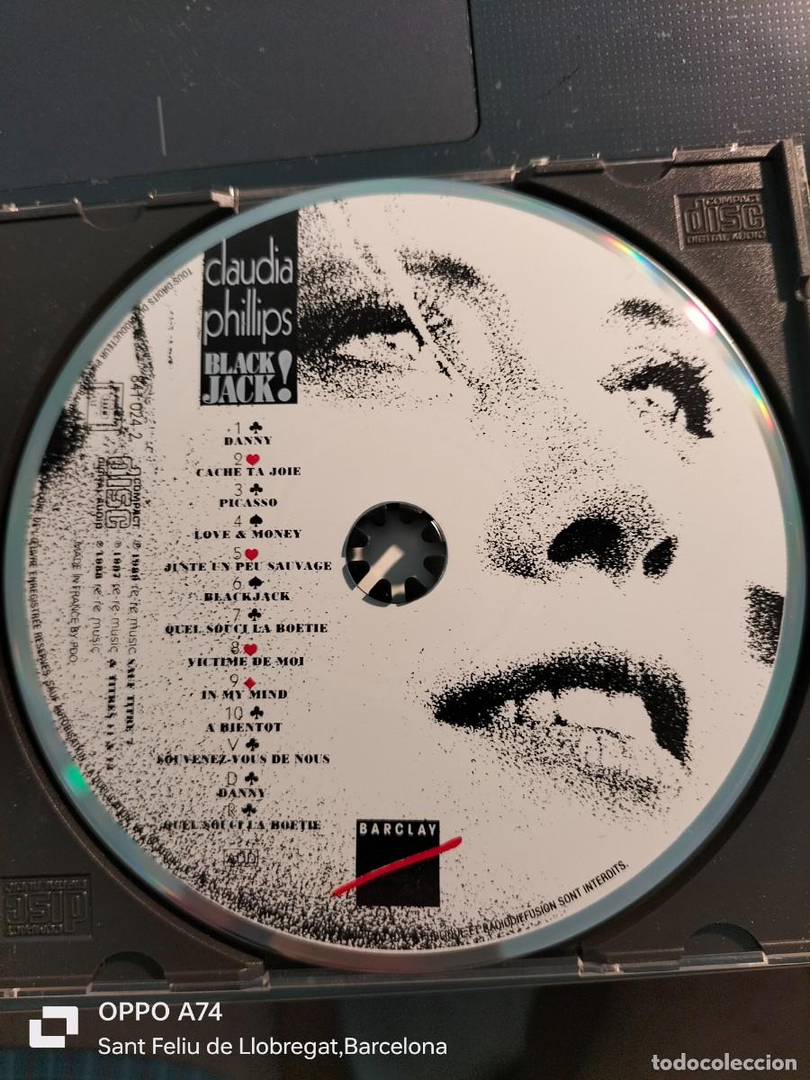 CDs de m&uacute;sica: RAR CD. CLAUDIA PHILLIPS. BLACK JACK. 1989 - Foto 2