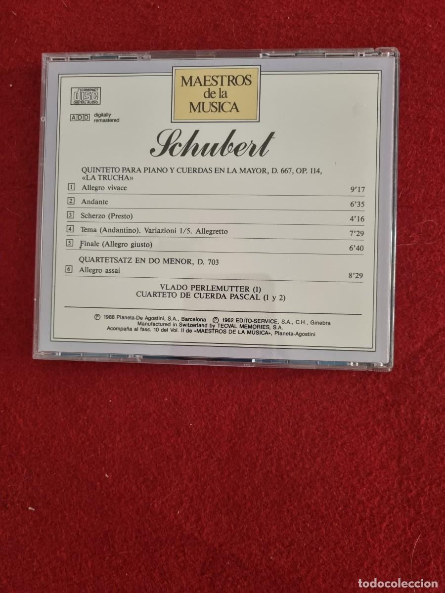 CDs de m&uacute;sica: (RC4)- CD. MUSICA - SCHUBERT - REF. 10 - Foto 2