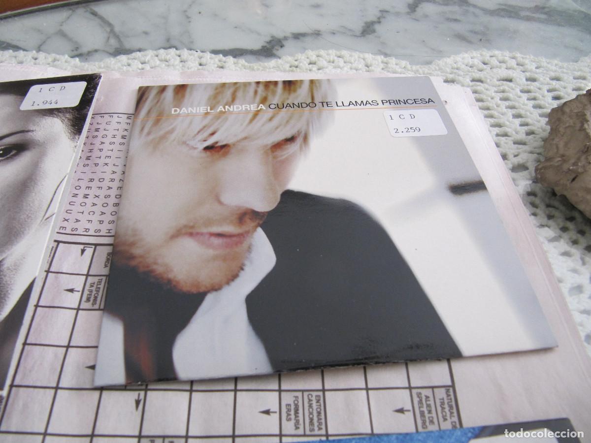 CDs de m&uacute;sica: DANIEL ANDREA - CUANDO TE LLAMAS PRINCESA - CD SINGLE - Foto 1