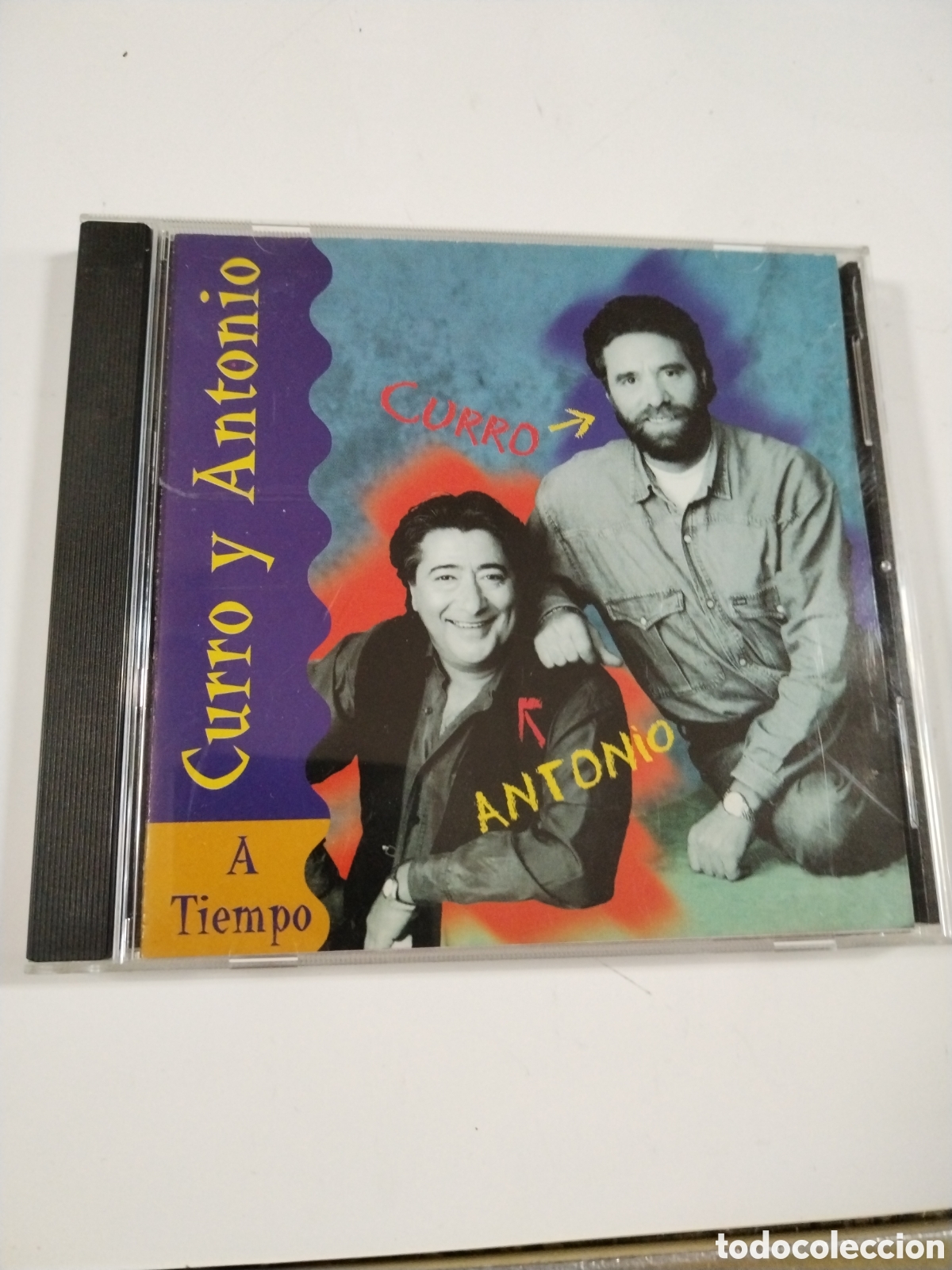 CDs de m&uacute;sica: A TIEMPO. CURRO Y ANTONIO. CD. - Foto 1