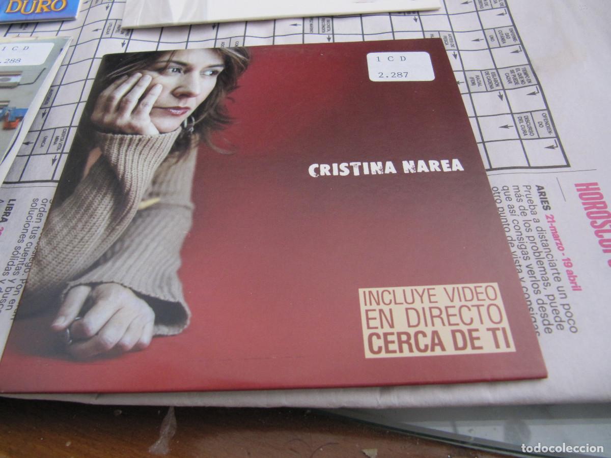CDs de m&uacute;sica: CRISTINA NAREA Cerca de ti CD SINGLE - Foto 1