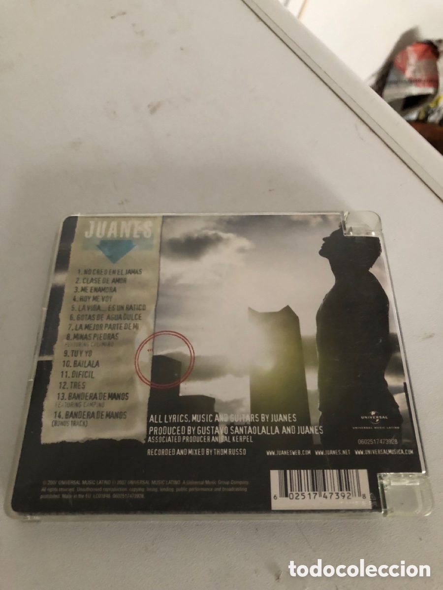 CDs de m&uacute;sica: Juanes La Vida Es Un Ratico Cd - Foto 3