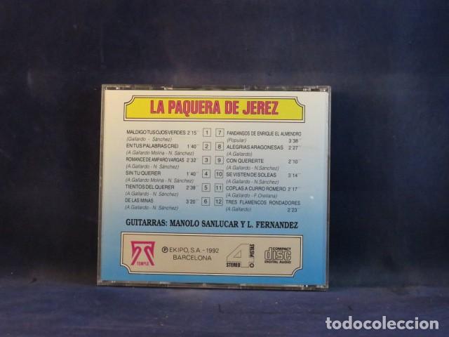 CDs de m&uacute;sica: LA PAQUERA DE JEREZ - CD - Foto 2