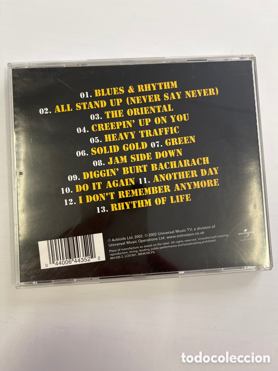CDs de m&uacute;sica: STATUS QUO. HEAVY TRAFFIC. CD - Foto 2