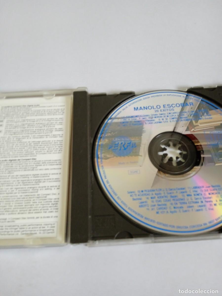 CDs de m&uacute;sica: MANOLO ESCOBAR 20 &Eacute;xitos - Foto 2
