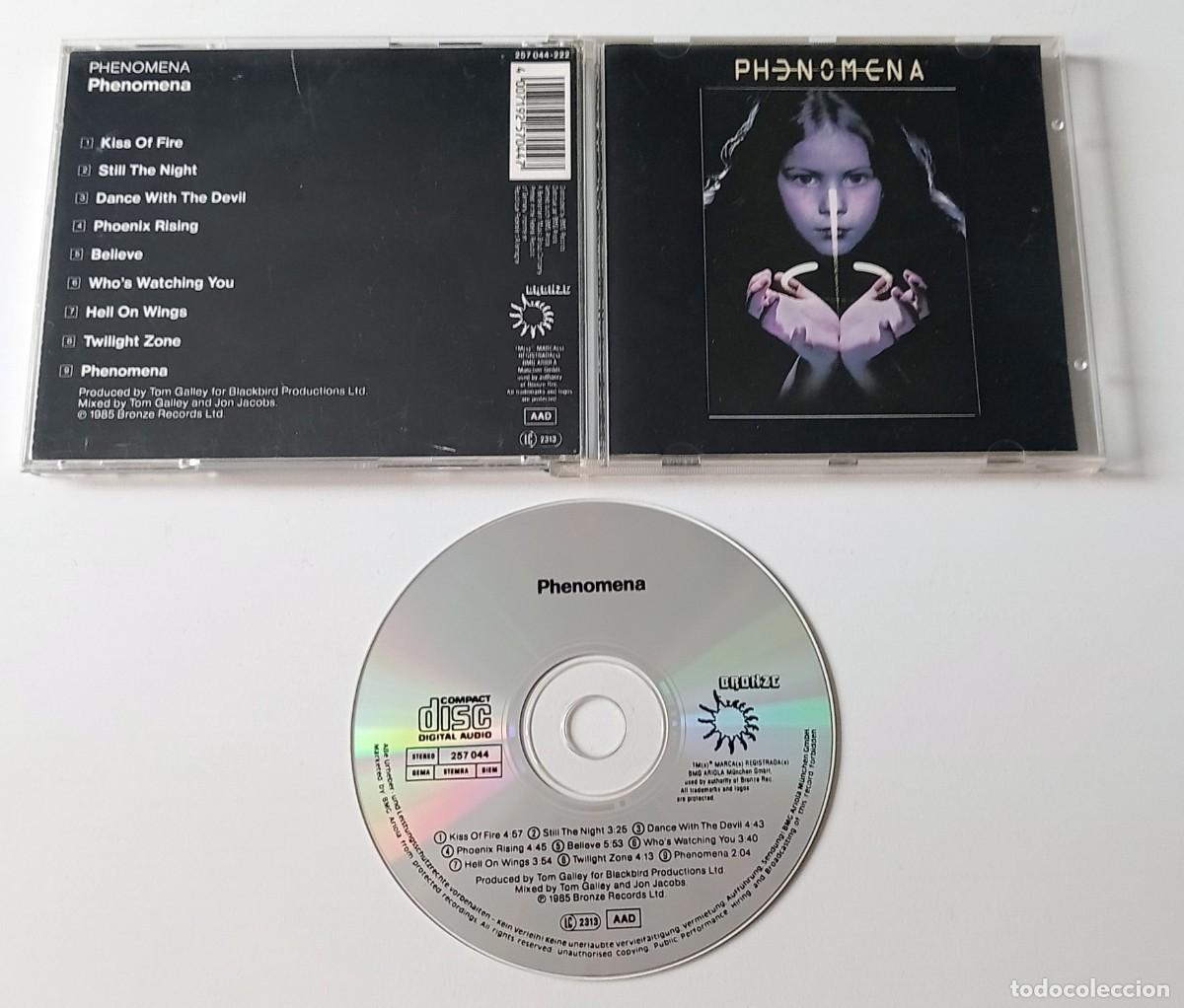 CDs de m&uacute;sica: CD PHENOMENA - PHENOMENA - Foto 2