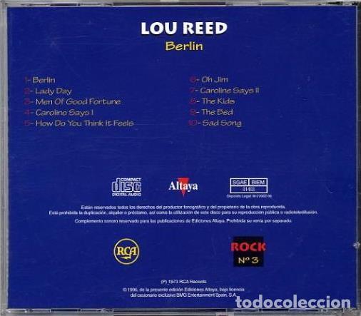 CDs de m&uacute;sica: Lou Reed - Berlin - Foto 2