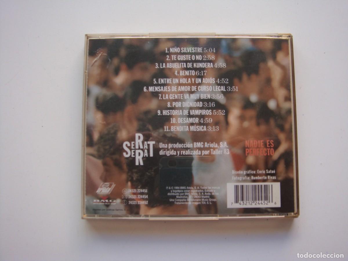 CDs de m&uacute;sica: SERRAT NADIE ES PERFECTO CD - Foto 2