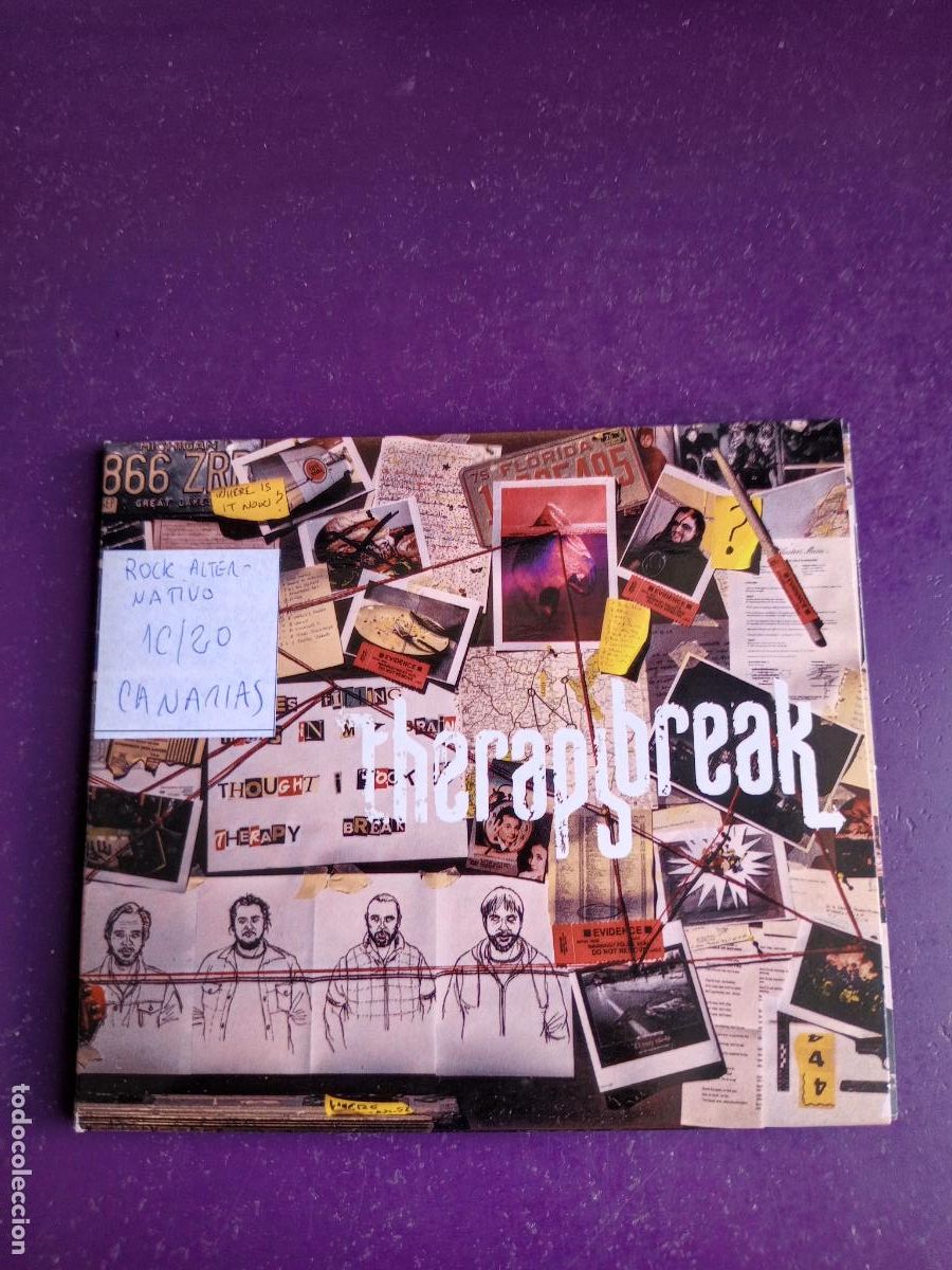 CD de M&uacute;sica: THERAPY BREAK - CD AUTOEDITADO 2019 - CANARIAS, INDIE ROCK,