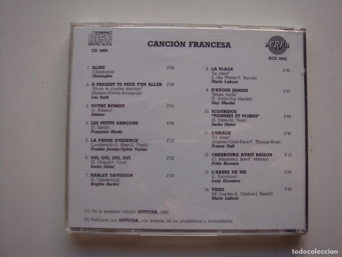 CDs de m&uacute;sica: CANCION FRANCESA GRANDES EXITOS CD - Foto 2
