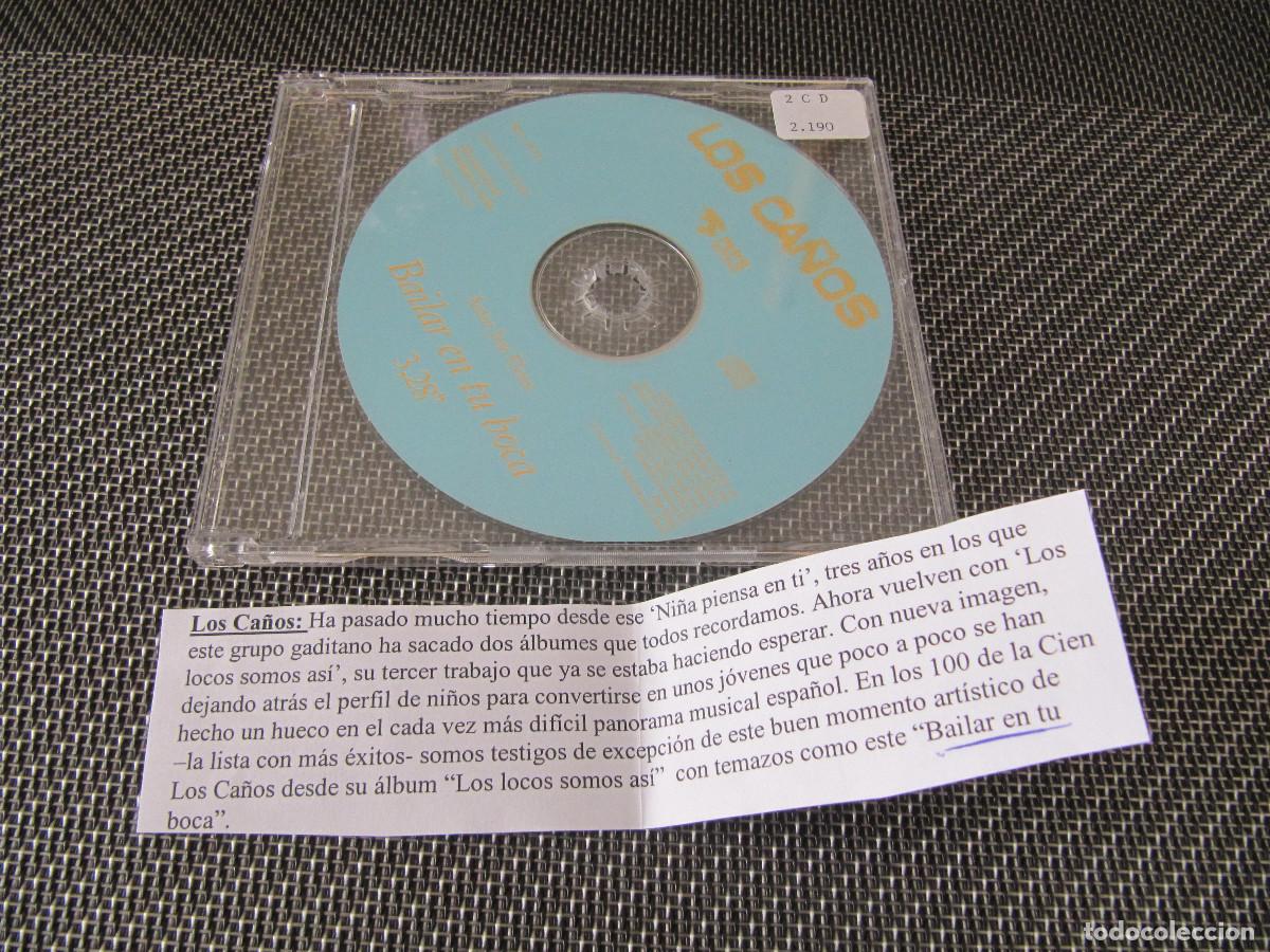 CDs de m&uacute;sica: LOS CA&Ntilde;OS - BAILAR EN TU BOCA CD SINGLE CADENA 100 - Foto 1