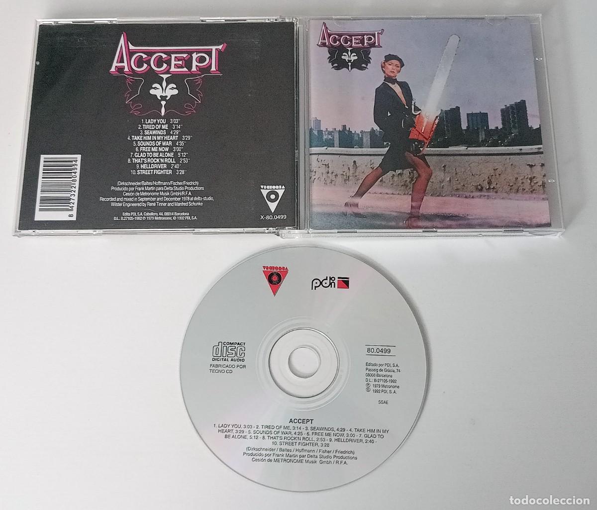 CDs de m&uacute;sica: CD ACCEPT - ACCEPT - Foto 2