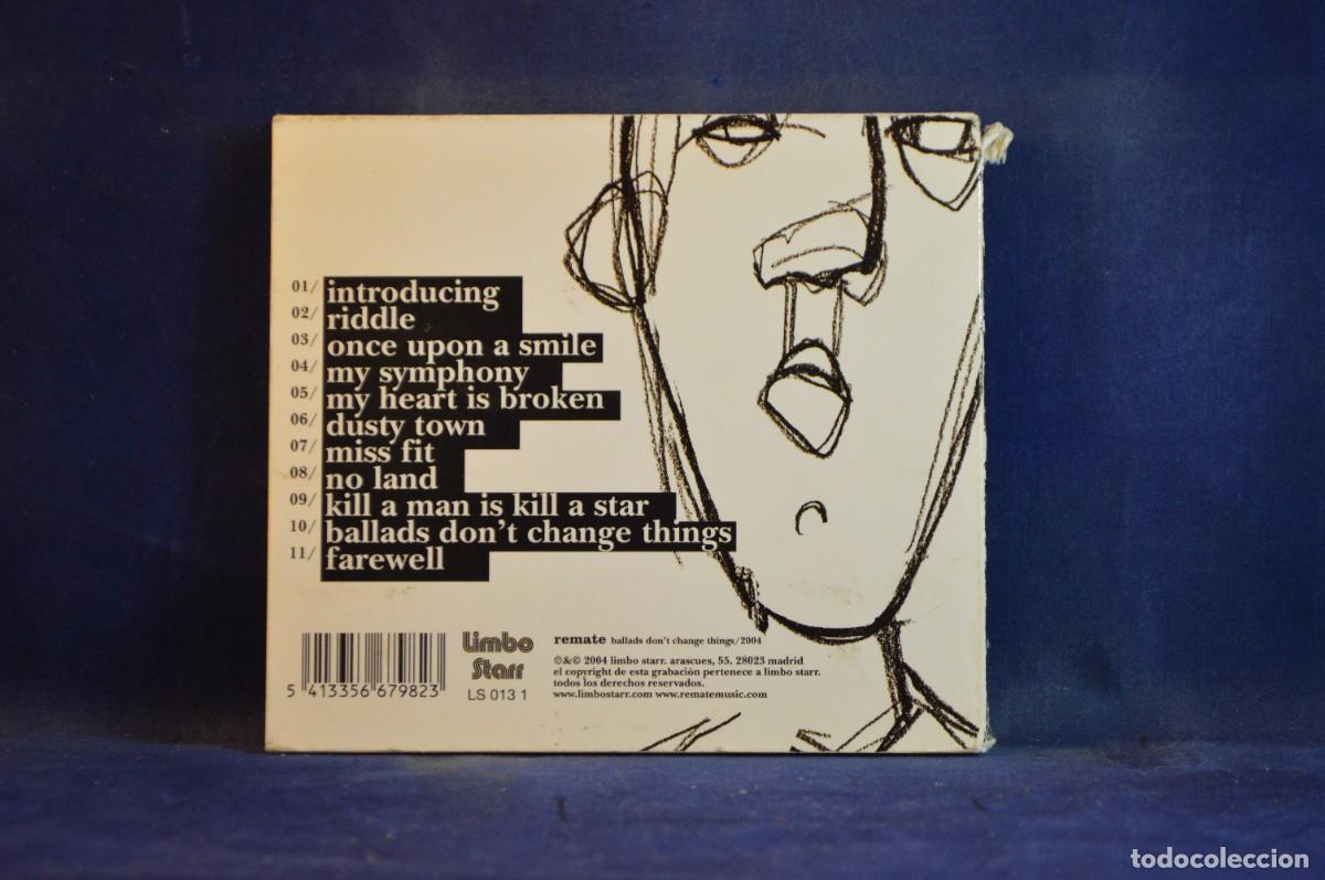 CDs de m&uacute;sica: REMATE &ndash; BALLADS DONT CHANGE THINGS - CD - Foto 2