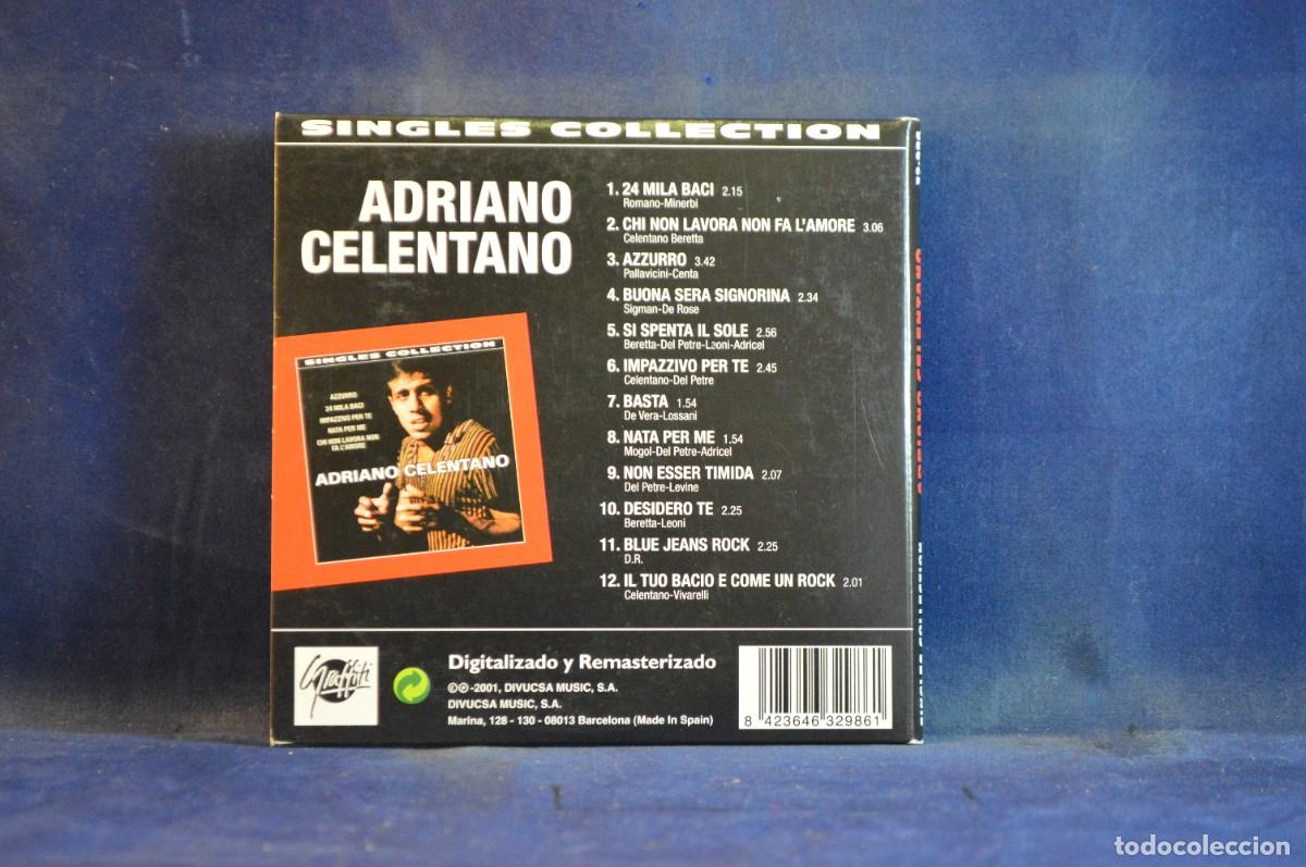 CDs de m&uacute;sica: ADRIANO CELENTANO &ndash; SINGLES COLLECTION - CD - Foto 2