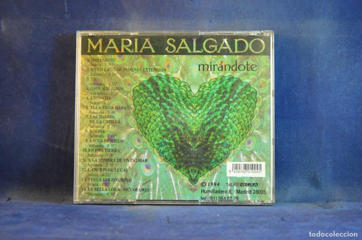 CDs de m&uacute;sica: MARIA SALGADO &ndash; MIR&Aacute;NDOTE - CD - Foto 2
