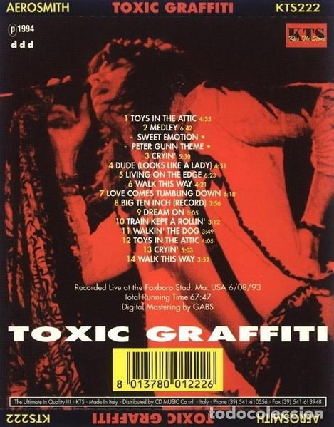 CDs de m&uacute;sica: Aerosmith &ndash; Toxic Graffiti--DIRECTO 1993 - Foto 2
