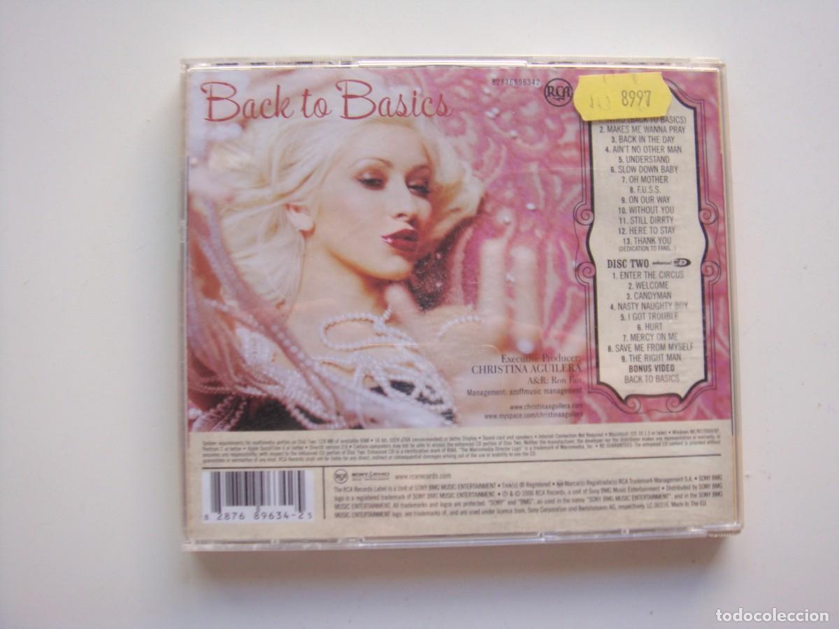 CDs de m&uacute;sica: CRISTINA AGUILERA BACK TO BASICS CD - Foto 2