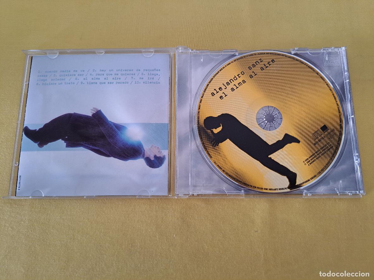 CDs de m&uacute;sica: ALEJANDRO SANZ - EL ALMA AL AIRE - WARNER 2000 - CD - Foto 2