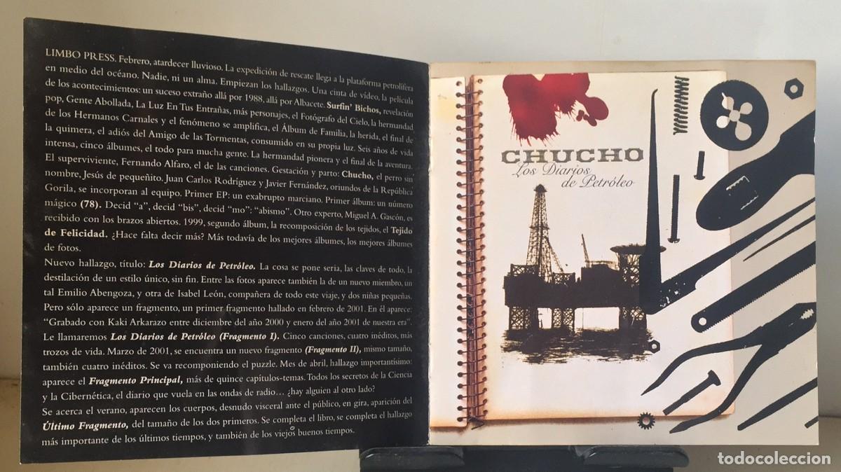 CDs de m&uacute;sica: Chucho - Los Diarios De Petr&oacute;leo - CD - Foto 5