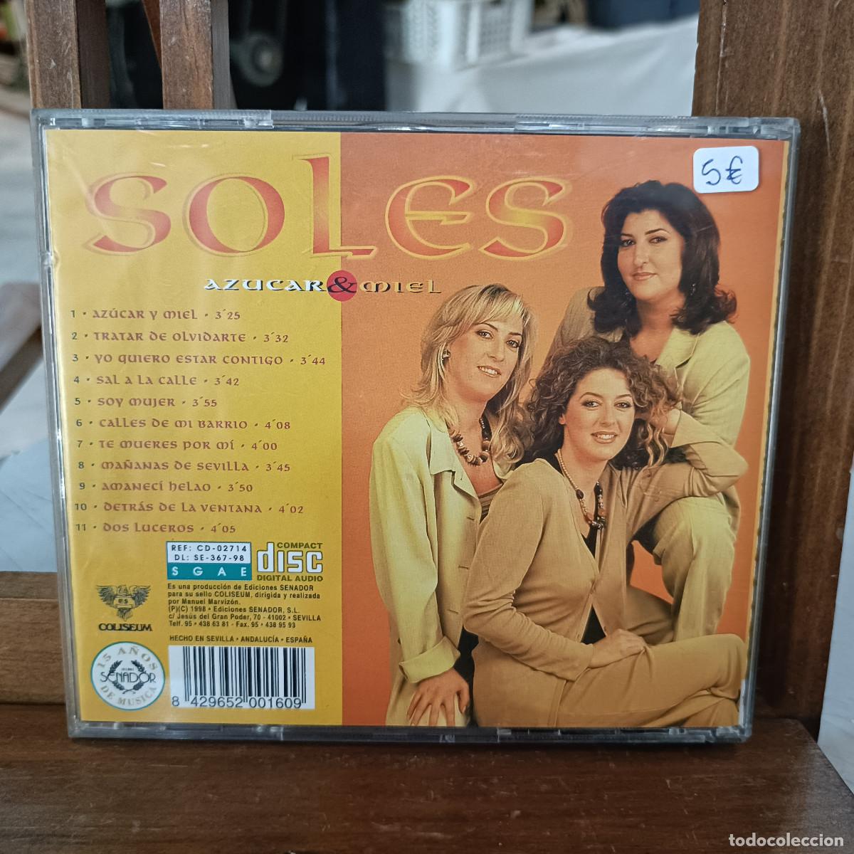 CDs de m&uacute;sica: Soles - Az&uacute;car & Miel - CD. - Foto 2