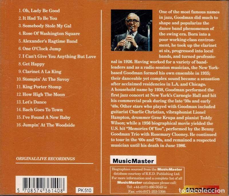 CDs de m&uacute;sica: Benny Goodman - Lady Be Good. CD - Foto 2