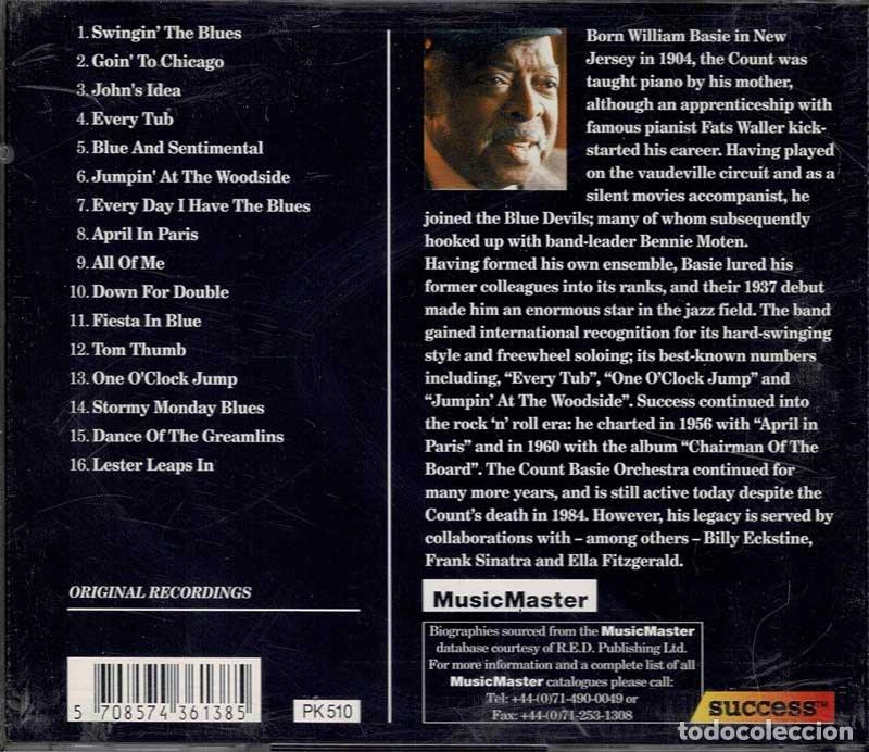 CDs de m&uacute;sica: Count Basie - Swingin The Blues. CD - Foto 2