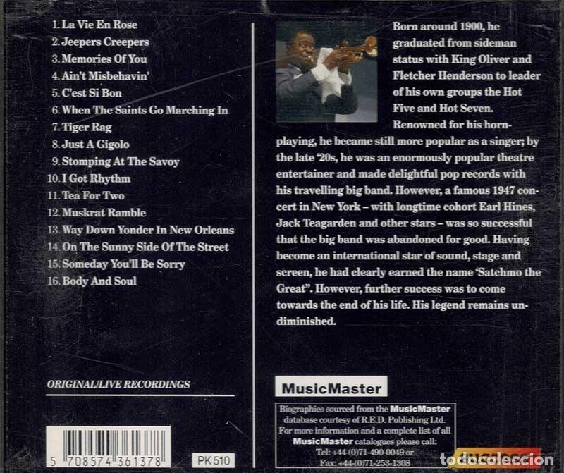 CDs de m&uacute;sica: Louis Armstrong - La Vie En Rose. CD - Foto 2