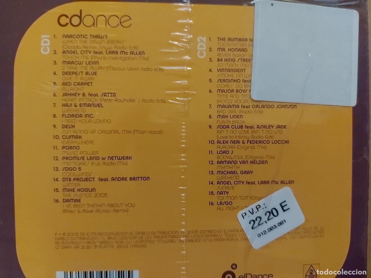 CDs de m&uacute;sica: CDANCE, el mejor dance del a&ntilde;o, 2 CDS (PRECINTADO) - Foto 2