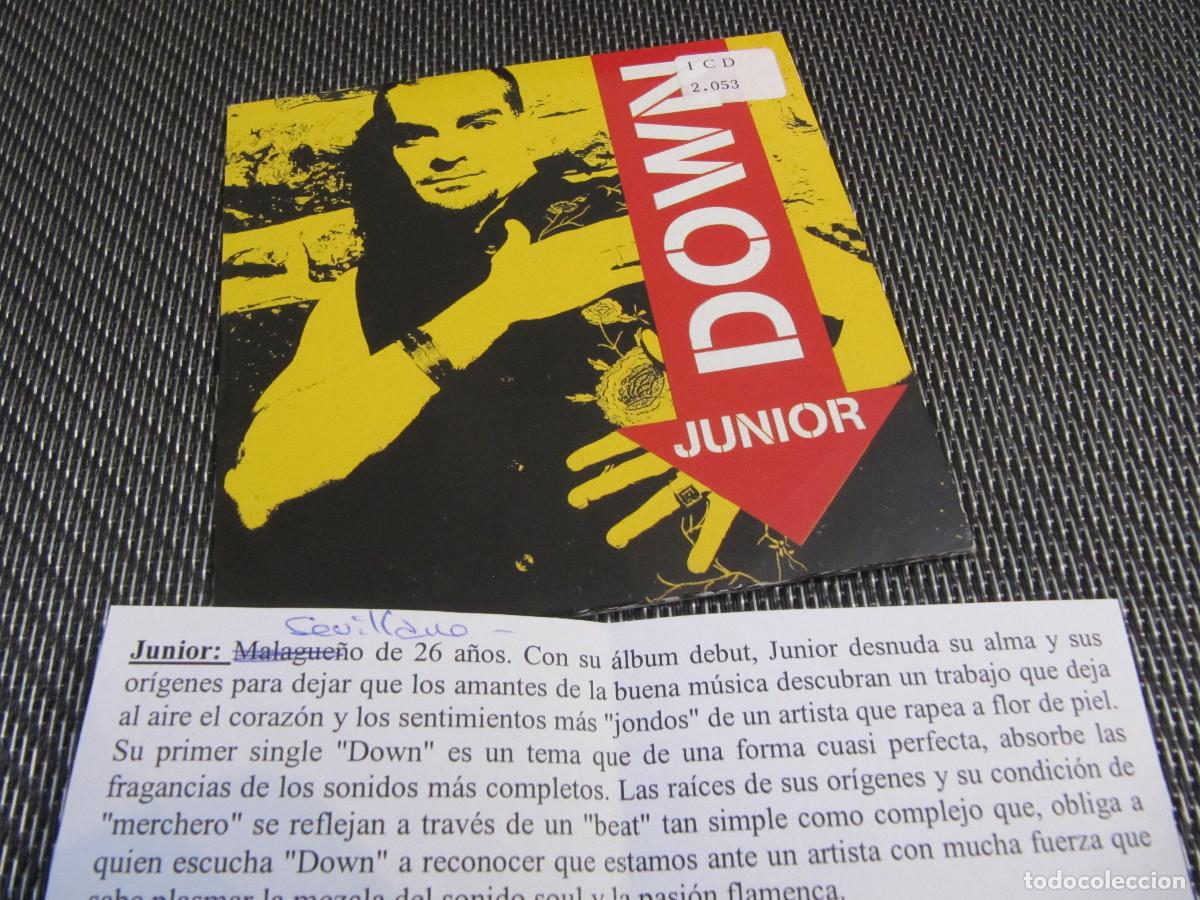 CDs de m&uacute;sica: JUNIOR. DOWN CD SINGLE PROMOCIONAL CADENA 100 - Foto 1
