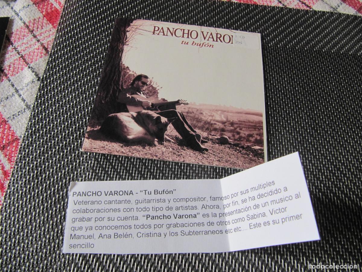 CDs de m&uacute;sica: PANCHO VARONA Tu bufon CD SINGLE CADENA 100 - Foto 1