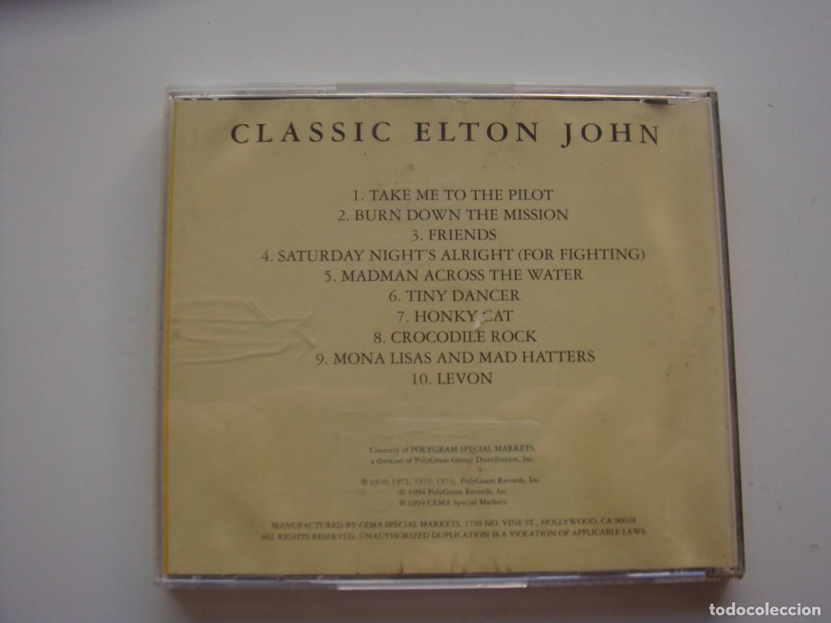CDs de m&uacute;sica: CLASSIC ELTON JOHN CD - Foto 2