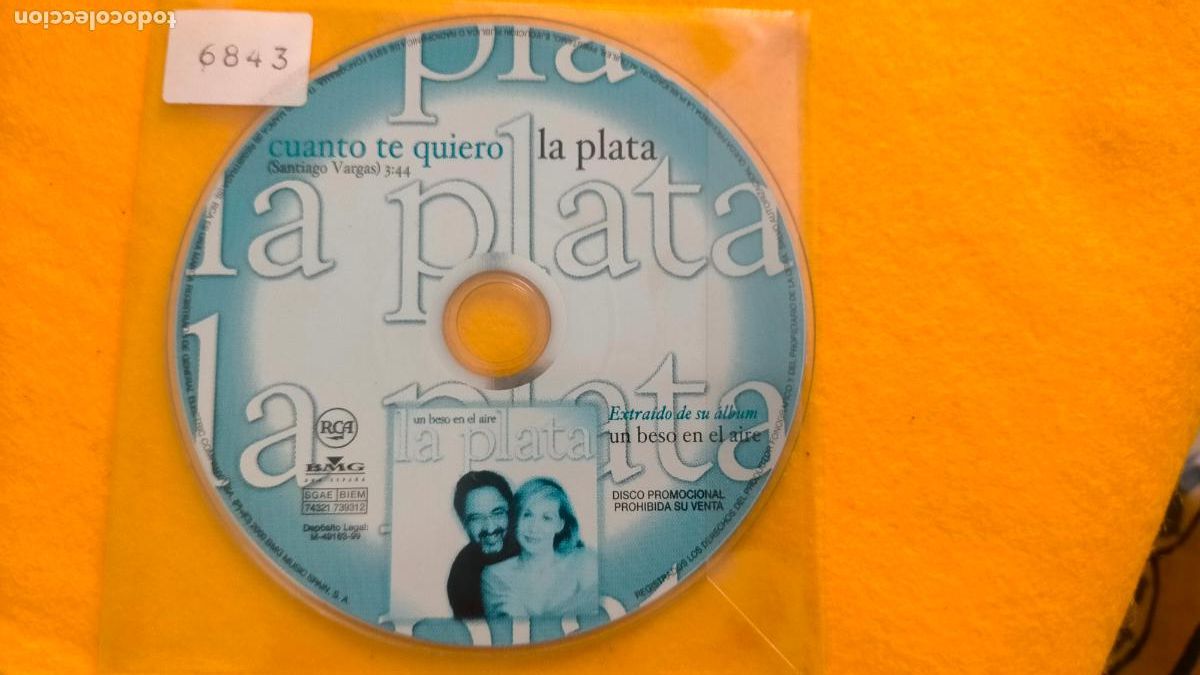 Music CDs: cd single promocional LA PLATA