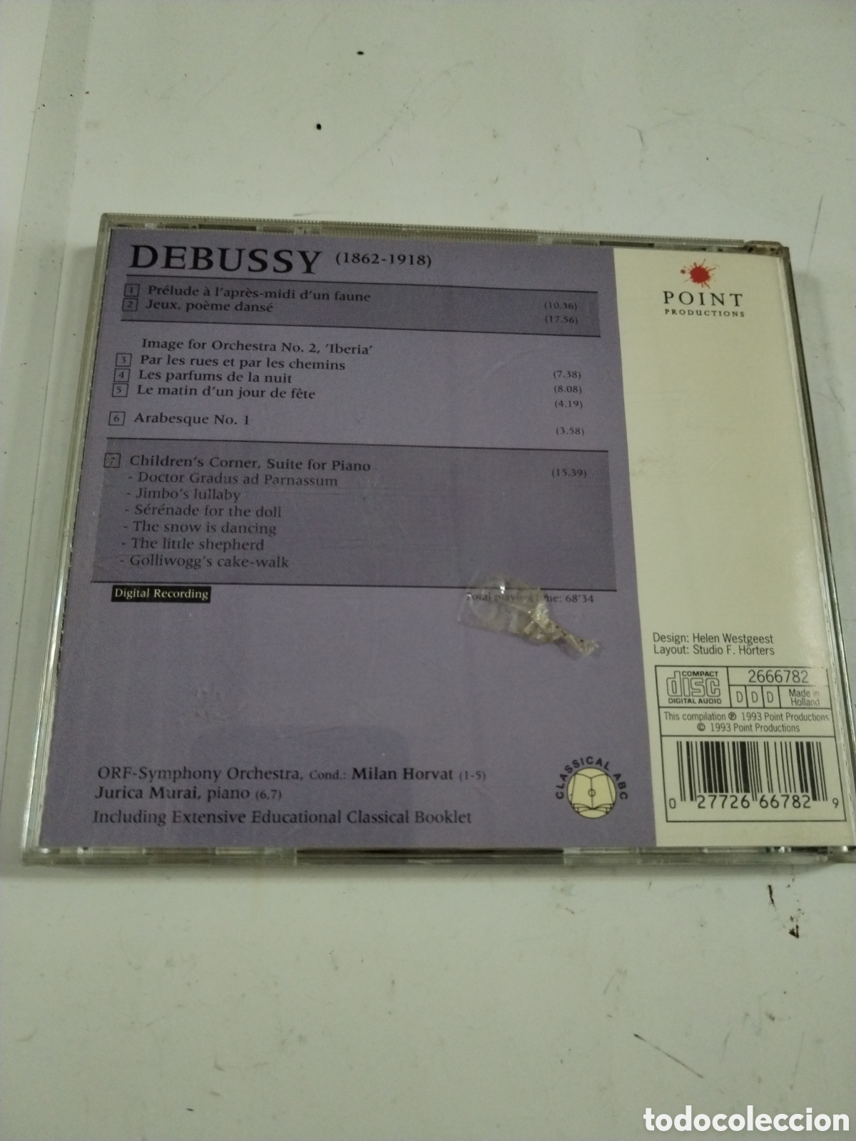 CDs de m&uacute;sica: DEBUSSY. Prelude... CD - Foto 2