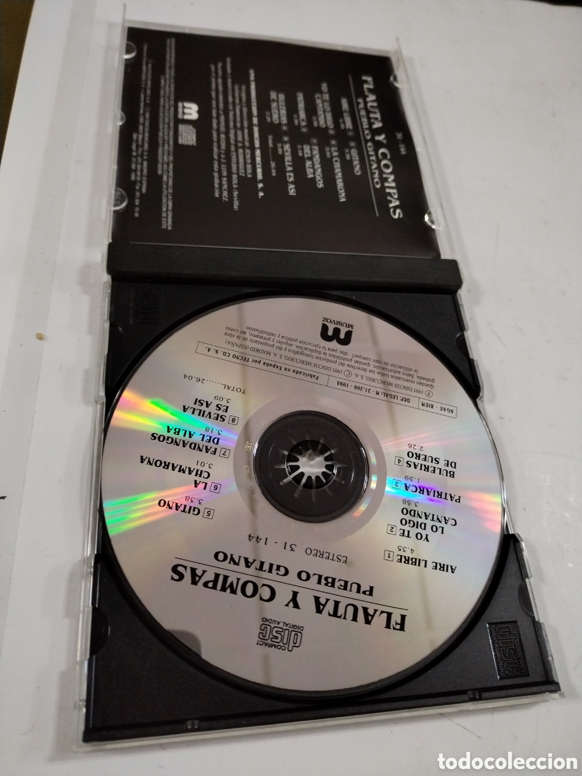 CDs de m&uacute;sica: Flauta Y Compas. Pueblo Gitano. CD - Foto 3