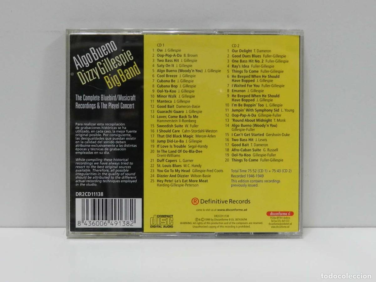 CDs de m&uacute;sica: DISCO CD. Dizzy Gillespie &ndash; Algo Bueno. COMPACT DISC. - Foto 2