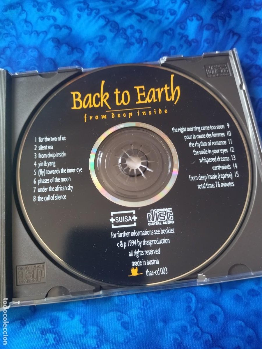 CDs de m&uacute;sica: Back To Earth &ndash; From Deep Inside - Foto 4