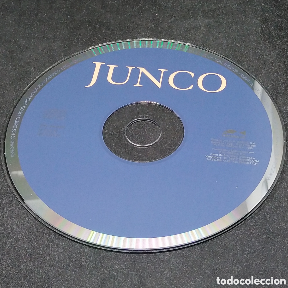 CDs de m&uacute;sica: JUNCO - 1999 - CD - DISCO VERIFICADO - JUNCO - Foto 5