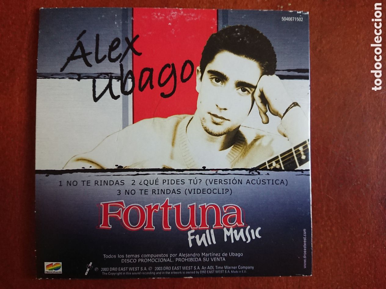 CDs de m&uacute;sica: Alex Ubago - No te rindas - Foto 2